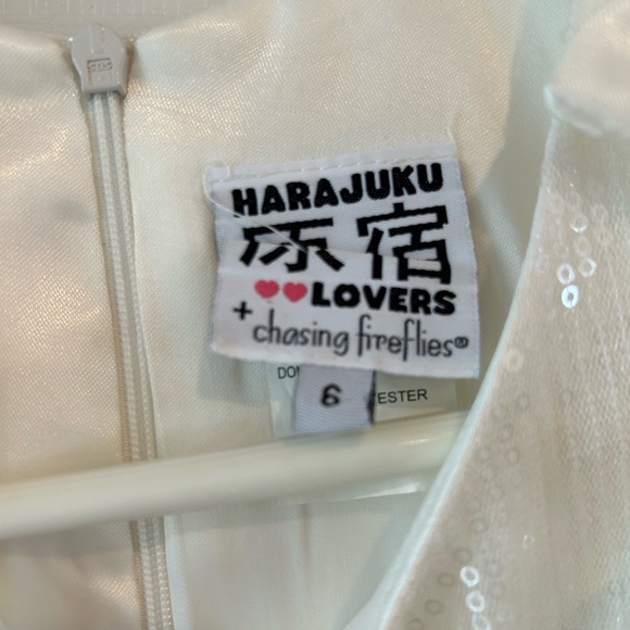 Harajuku girls white dress size 6 - Picture 4 of 6